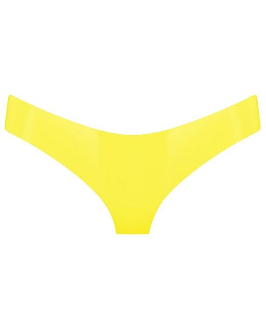 Elissa Poppy Yellow Latex Brief