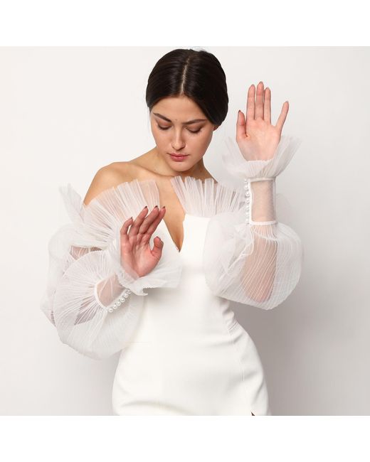 La Musa White Swan Dress