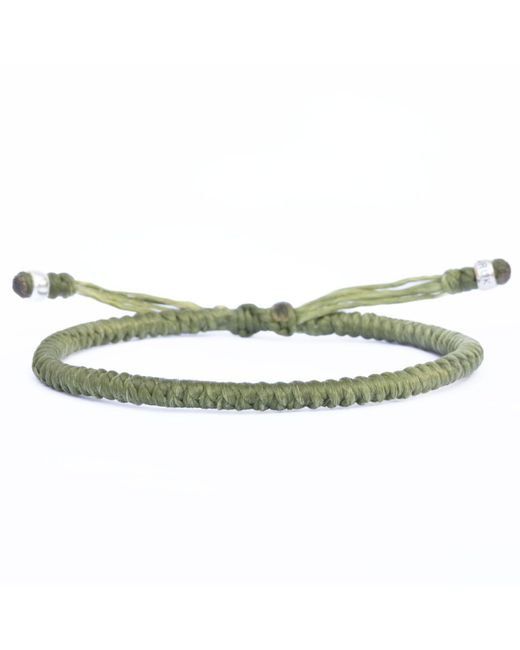 Harbour UK Bracelets Green Waxed String Bracelet For for men