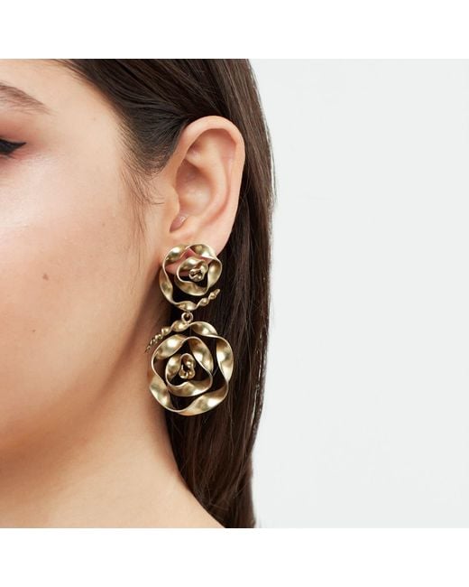 Zeworks Metallic Loli Burma Earrings