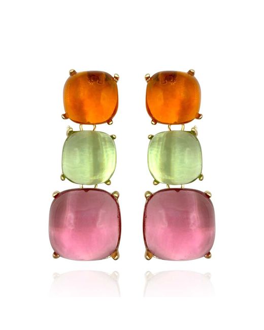 Michael Nash Jewelry Multi-Color Lightweight Resin Pierced Earring
