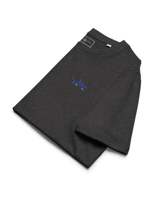 Anchor and Crew Black Heather Shark Gone Swimming for men