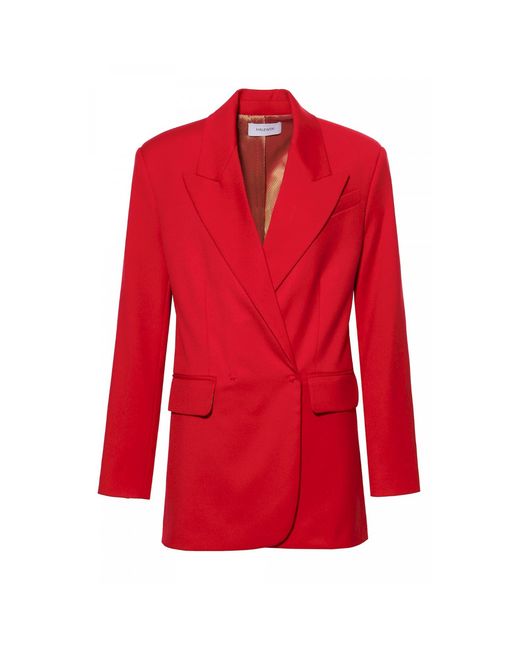 AGGI by HALEWSKI Red Blair Oversized Blazer