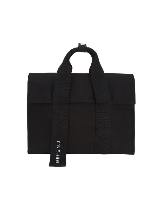 MARHEN.J Black Canvas Tote Bag