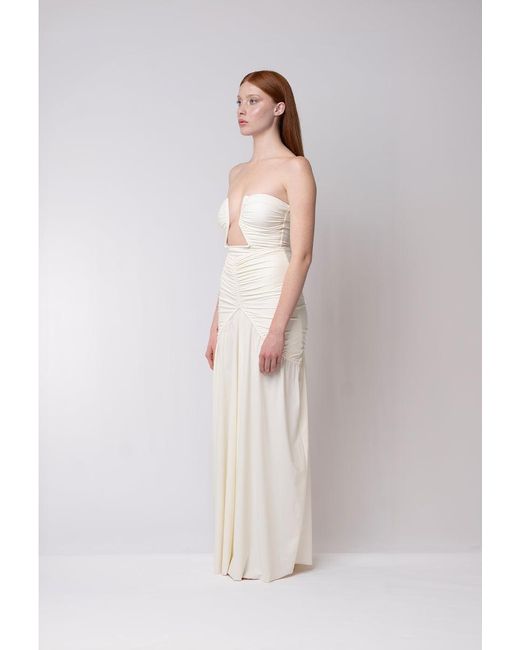 Nayades the Label White Neutrals Coco De Terre Skirt Avorio