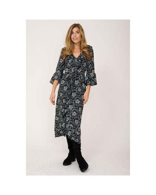 At Last Black Felicity Midi Dress