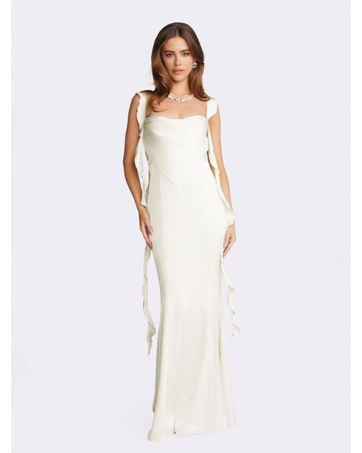 Nana Jacqueline White Caroline Dress
