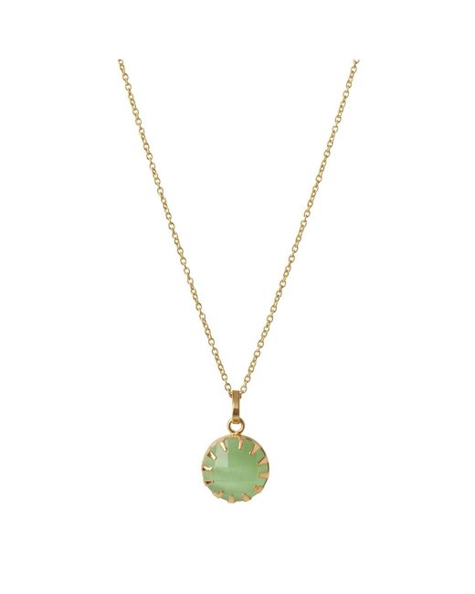 YAA YAA LONDON Metallic New Life Apple Vermeil Necklace
