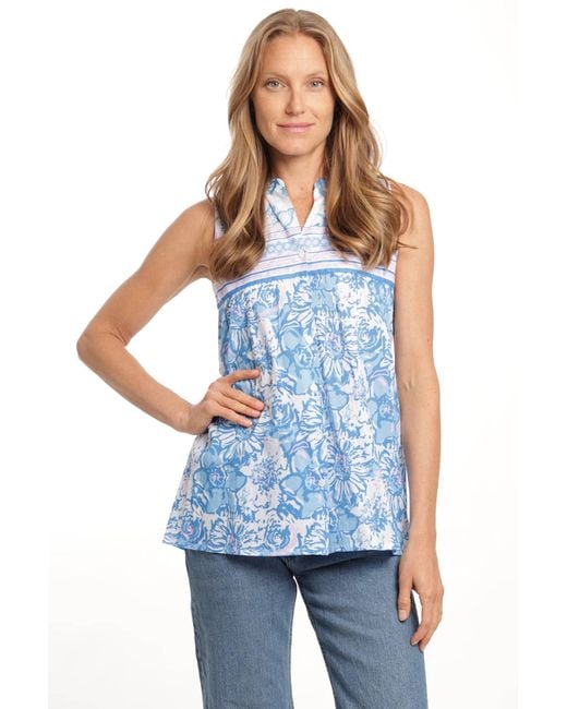 Bindu Blue Elena Blouse
