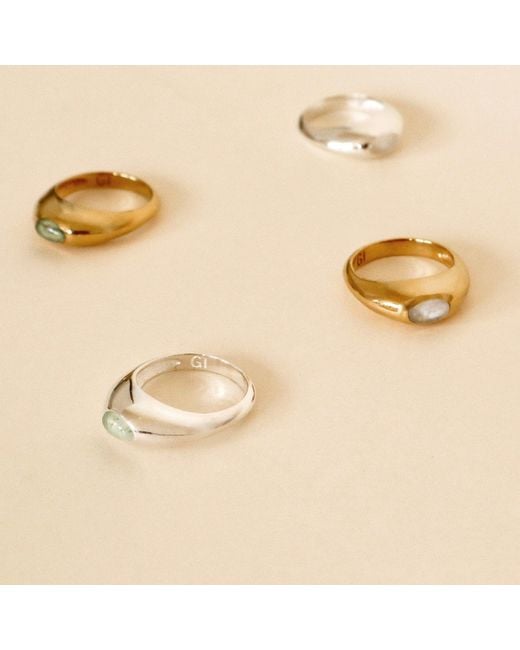 Gem Island Metallic Sage Ring