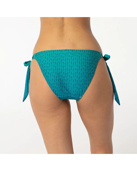 Aloha From Deer Blue Pthalo Bikini Bows Bottom