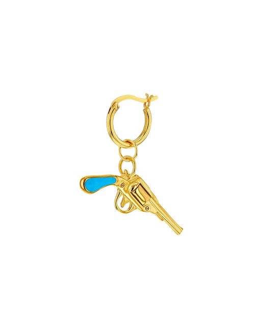 True Rocks Metallic 18K Plated & Enamel Mini Pill Pendant for men