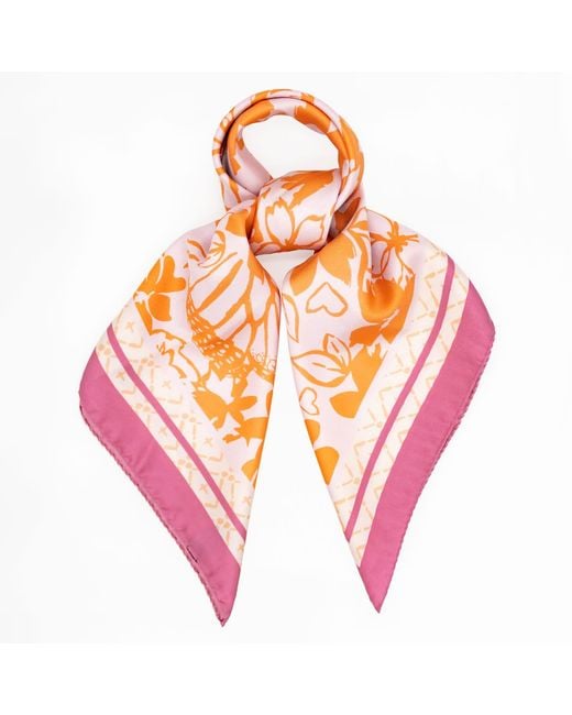 Lamberty Munich Orange Spring Florals