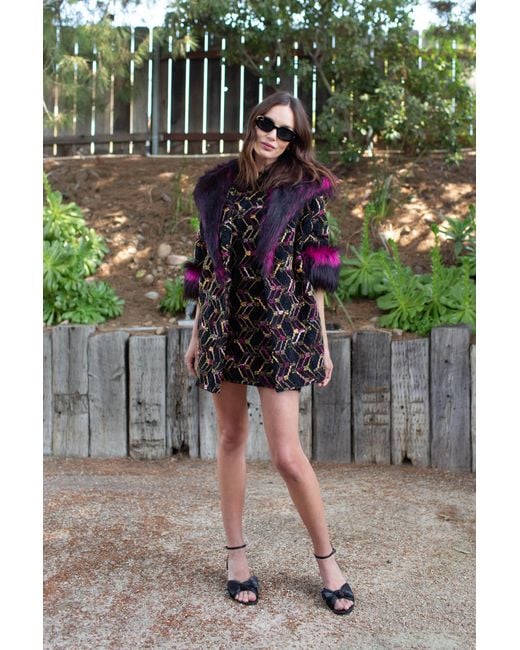 Jennafer Grace Red Penelope Swing Coat
