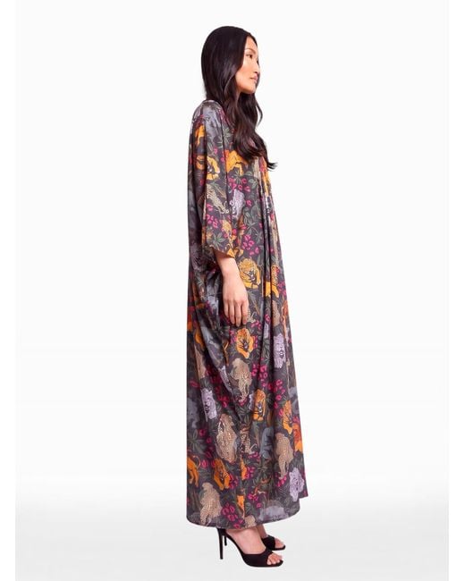 Any Old Iron Blue Big Cats Kaftan