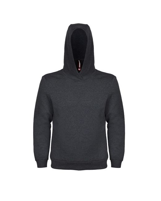 DAVID WEJ Black Enzo Cotton Hoodie for men