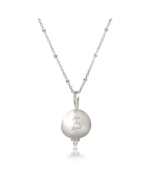The Jewellery Store London Metallic Labradorite 'You Are Loved' Necklace