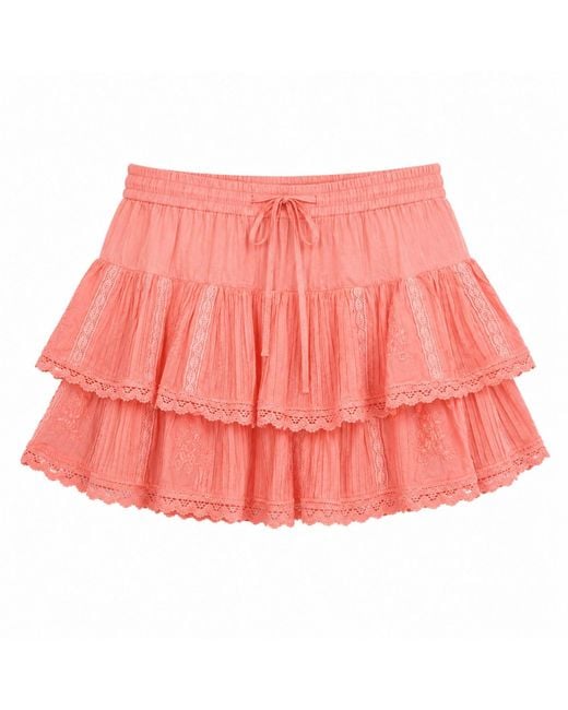 Muche Et Muchette Red Coquette Skort