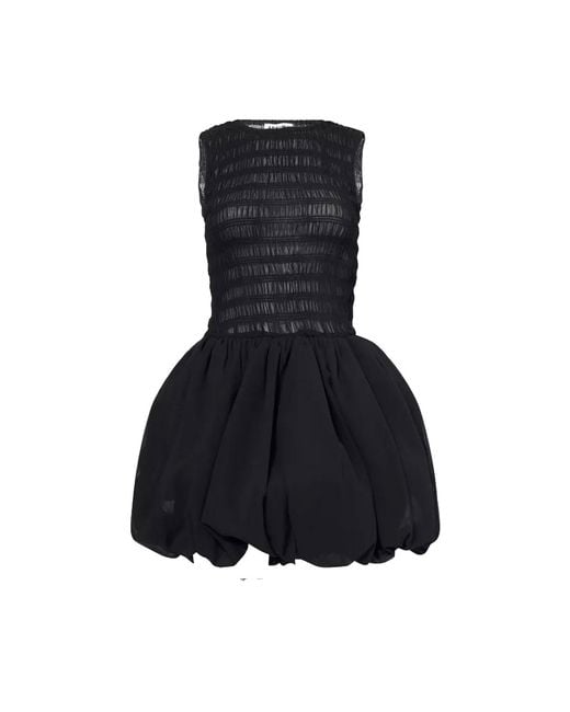 Amy Lynn Black Ella Mini Puffball Dress