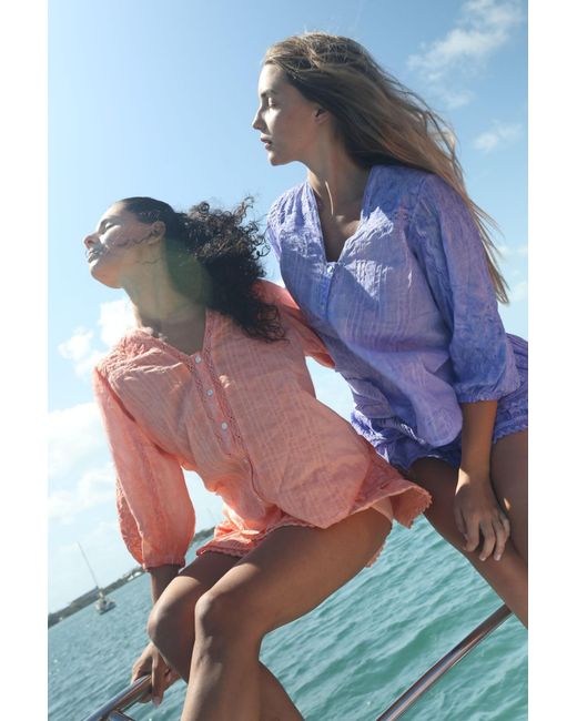 Muche Et Muchette Orange Coquette Shirt