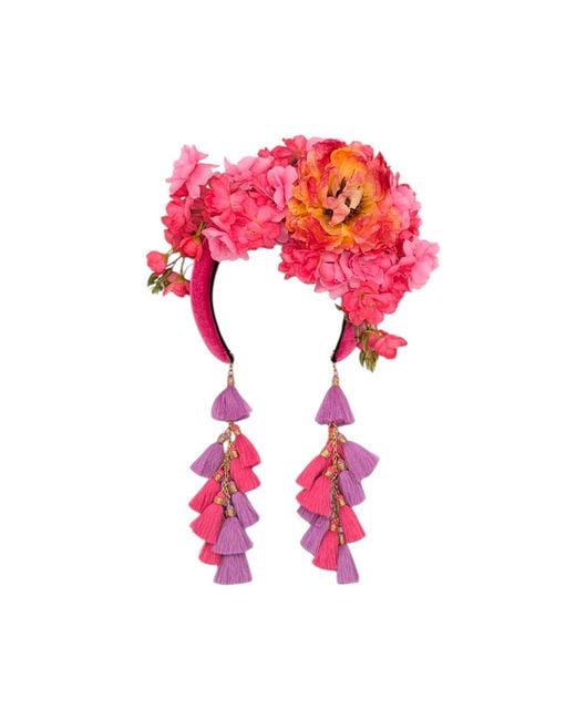 Julia Clancey Pink Mariana Chacha Bloom Headband