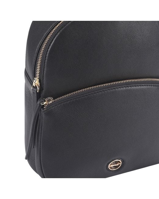 Paul Costelloe Black Laval Leather Backpack