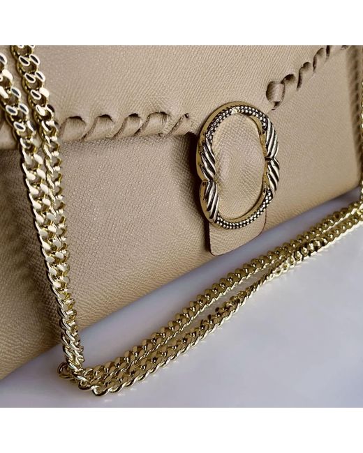 Ruj Heritage Natural Neutrals Shoulder Bag Caffellatte