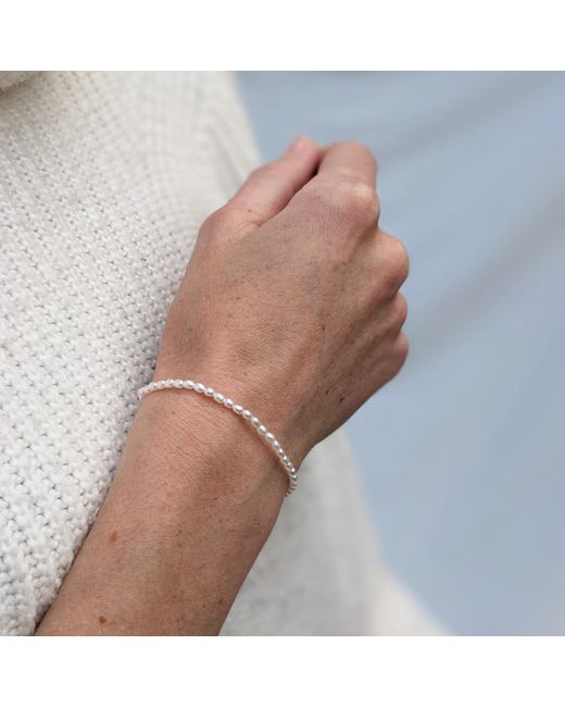 Kiri & Belle Metallic Kira Seed Pearl Filled Bracelet