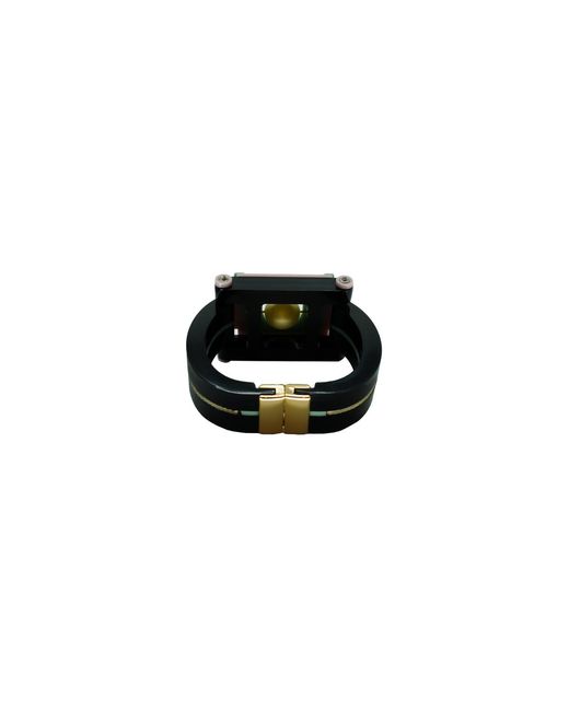 Gissa Bicalho White Handmade Acrylic Bracelet Maya