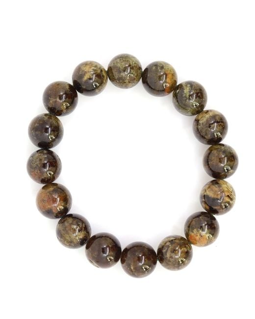 Shar Oke Gray Tsavorite Garnet Bracelet for men
