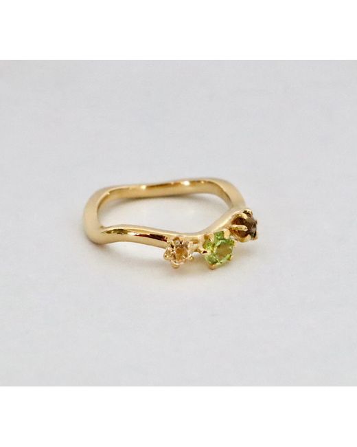Gem Island Metallic Aura Ring