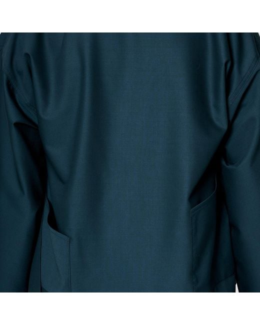 MOE Blue Deep Wool Vest Jacket