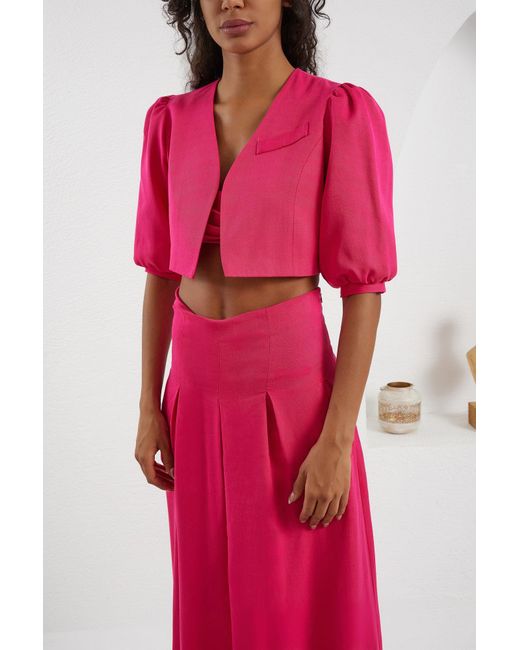 Lumina Eligma Pink The Palazzo Jacket