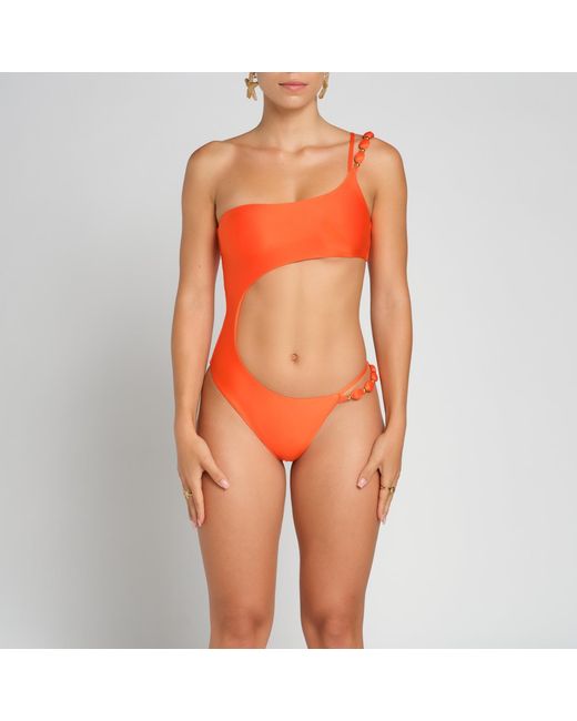 Thaynne Swimwear Llc Red Ibiza One Piece Swimsuit