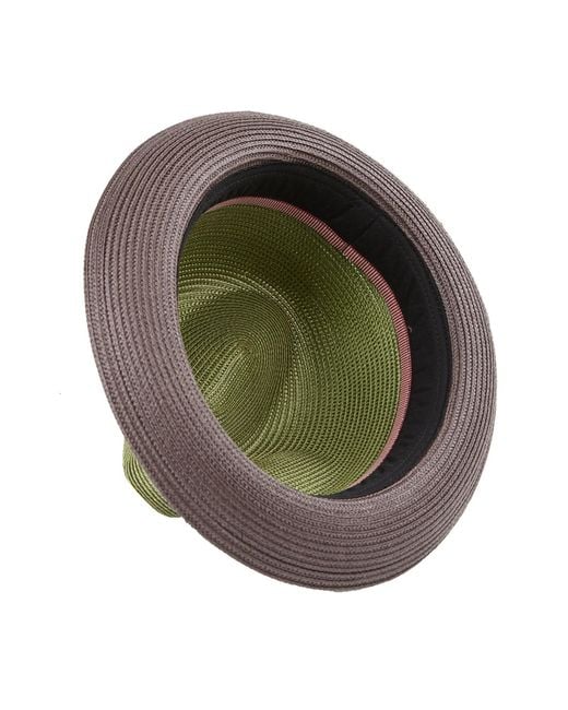 Dasmarca Hats Green Dasmarca Florence Summer Two Tone Crushable Foldable Hat for men