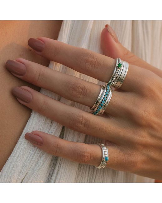 Charlotte's Web Jewellery Blue Parvati Spinning Ring