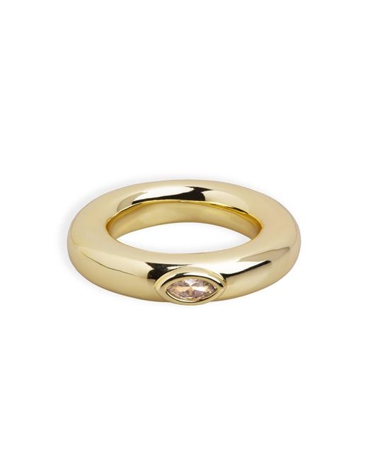 Argento Vivo Metallic Rounded Heirloom Ring