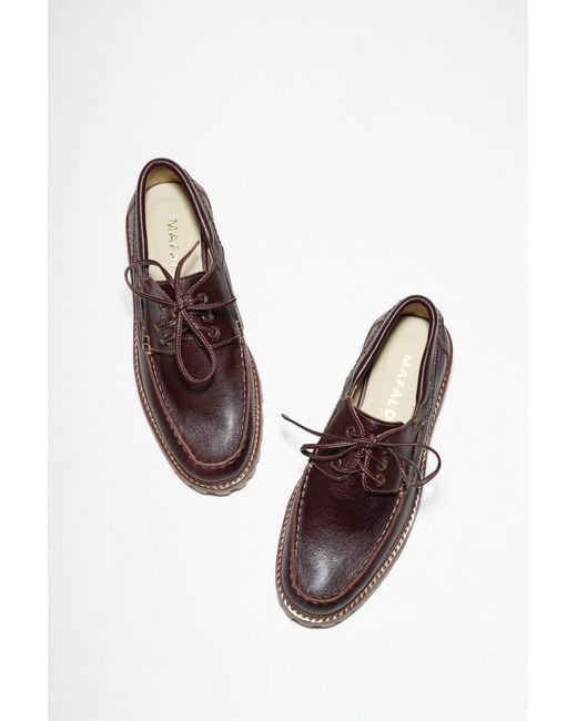 Mafalda Brown Donatela Boat Shoes