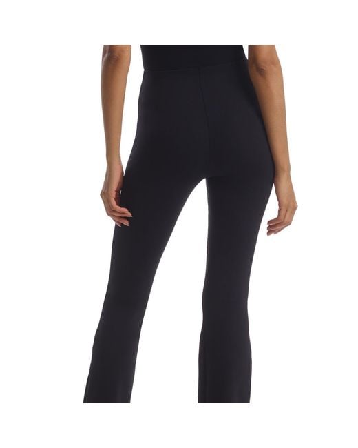Commando Black Neoprene Flared Legging, Neo203