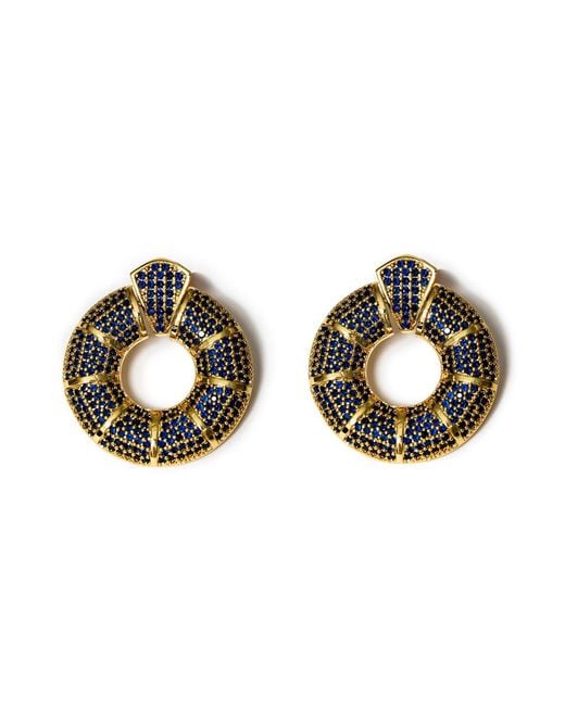 Kybele Studio Metallic Donut Hoop Earrings