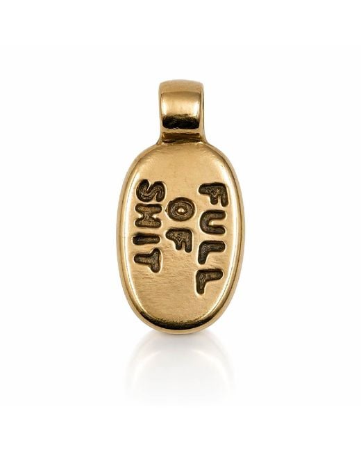 The Lila Lobster Metallic Rose Full Of Sh*T Charm Bronze
