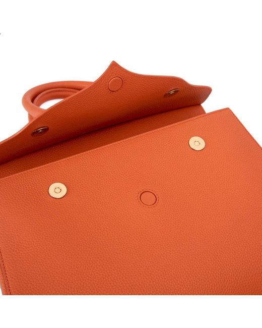 Xxiii Orange Scallop Tote