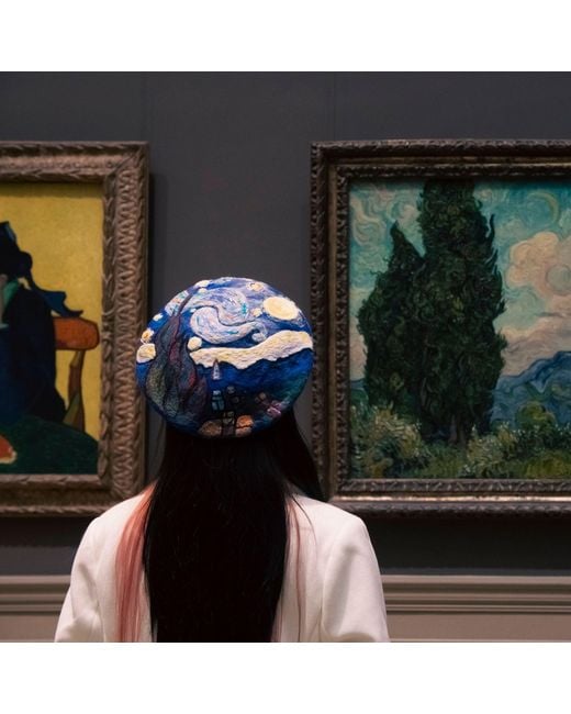Heartfelt Layers Blue Van Gogh Starry Night