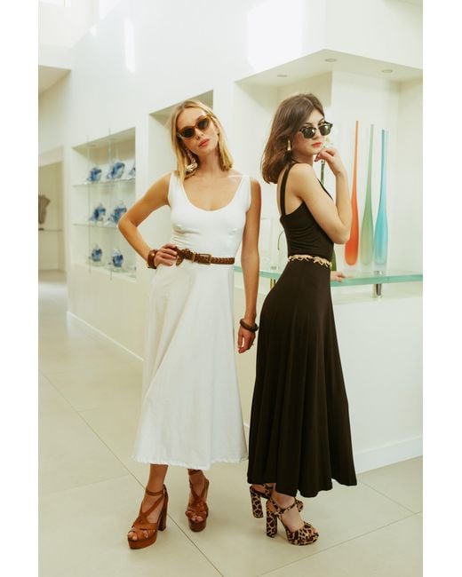 Jennafer Grace Black Onyx Fit & Flare Slip Dress
