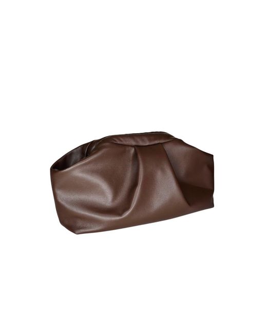 Ruj Heritage Brown Mini Puffy Bag Cioccolato Fondente