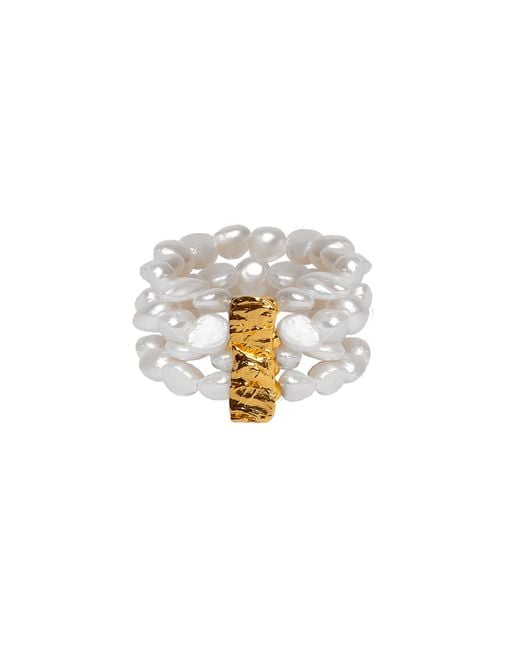 Lavani Jewels White Hana Pearl Ring