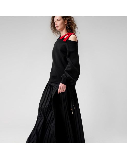 Ioana Ciolacu Black Sonia Mix Sweatshirt