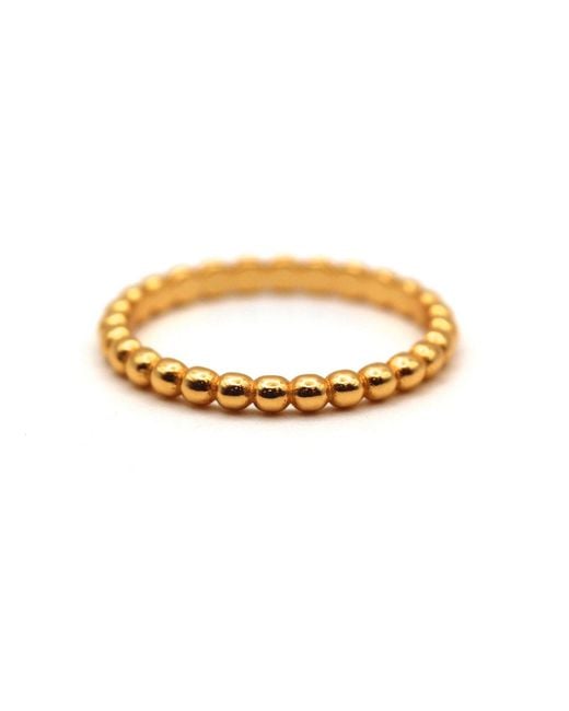 VicStoneNYC Fine Jewelry Metallic Handmade Eternity Beads Ring for men