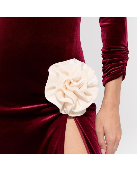Nur Karaata Red Queen Chamber Burgundy Dress