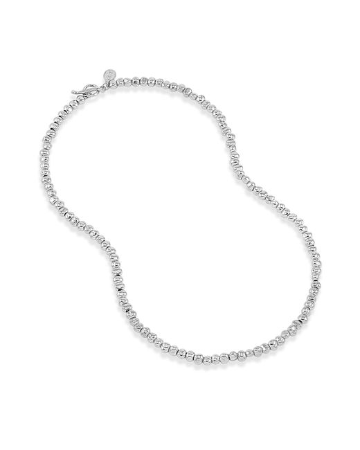 Dower & Hall Metallic Chunky Signature Nugget Necklace for men